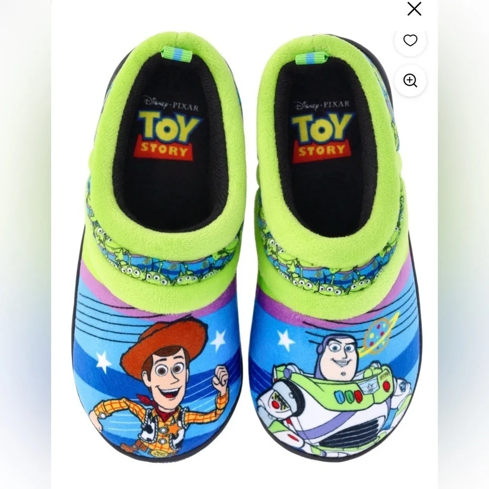 Disney Toy Story Toddler Boys' Character Slippers size 7/8 NEW